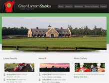 Tablet Screenshot of greenlanternstables.com